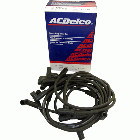 GM (General Motors) - 12043780 - Ac Delco Spark Plug Wire Set - Buick 350, 400, 430, 455  With Points Ignition