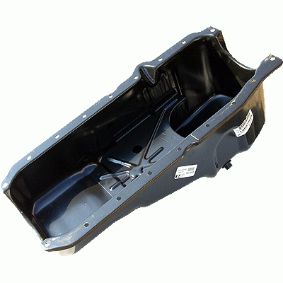 GM (General Motors) - 12557558 - Oil Pan, Small Block Chevy , 1986 And Newer 1 Piece Seal 5 Quarts.