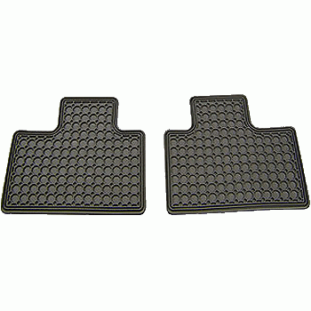 GM (General Motors) - 12499086 - GM Rubber Floor Mats- 2004-2009  Gmc Canyon / Chevy Colorado, Second Row , Pewter