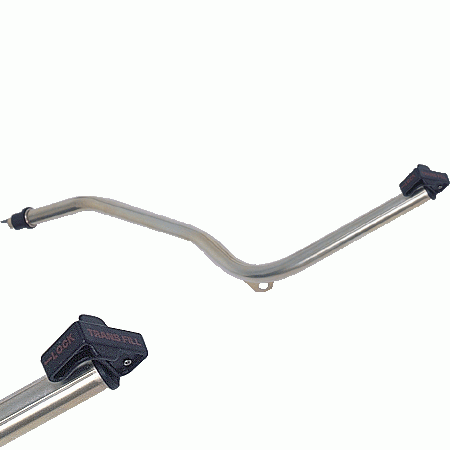 Hughes Performance - HPHP5235P- Hughes Locking Transmission Dipstick & Tube - Ford C4 With Filler Hole In Pan