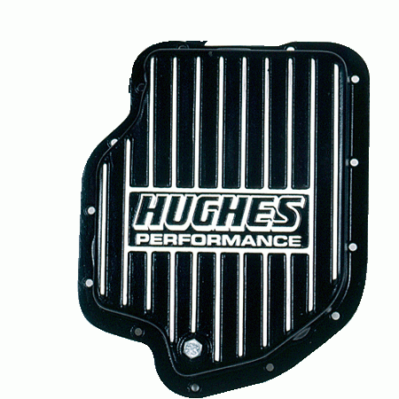 Hughes Performance - HPHP2280 - Hughes Performance - Aluminum Deep Oil Pan With High Flow Filter Kit - GM Th400