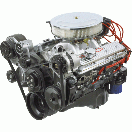 PACE Performance - Small Block Crate Engine by Pace Performance 350CID 330 HP with Serpentine Drive System GMP-19433031-KX