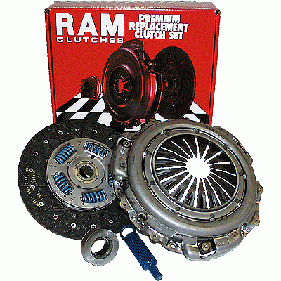 RAM - RAM88963 - Ram Premium Stock Replacement Clutch Kit - Includes: Disc, Pressure Plate, T/O Bearing, Alignment Tool