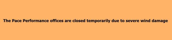 Pace Performance temporarily closed