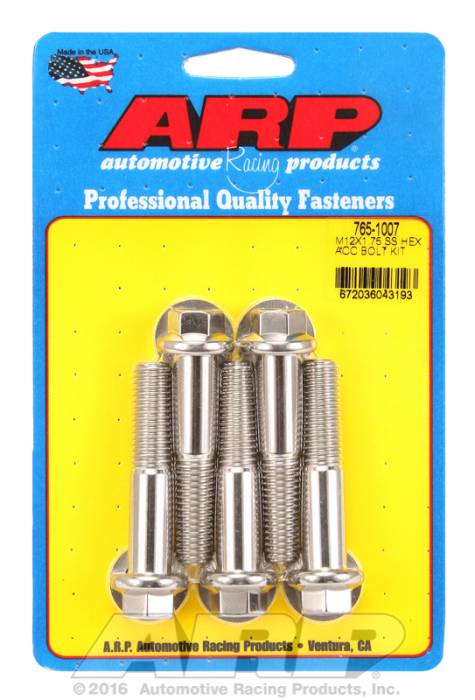 ARP - ARP7651007 - ARP Stainless Steel Metric Thread Bolt Kit M12 X 1.75