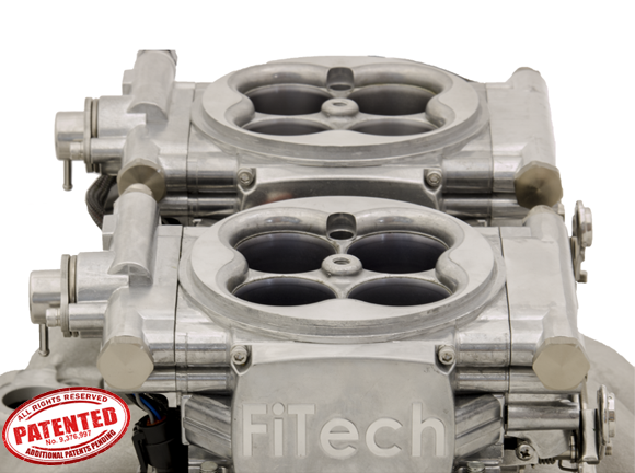 Fitech 30061 Go EFI 2x4 625 HP Bright Aluminum EFI System