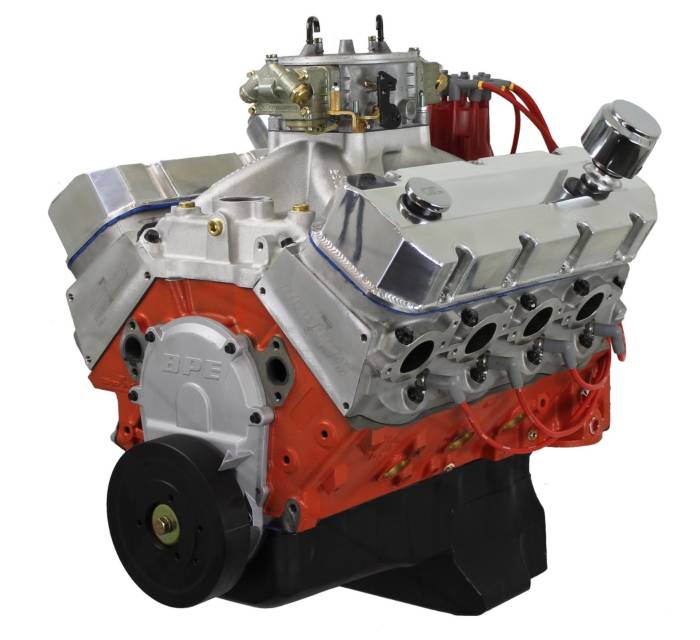 Blue Print Engines - PS5401CT BluePrint Engines 572CI 745HP ProSeries Stroker Crate Engine Big Block GM Style Dressed Longblock with Carburetor Aluminum Heads Roller Cam