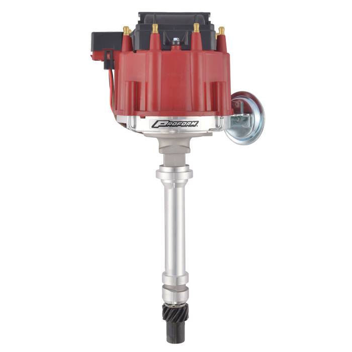 Proform - Proform Parts 66941R - Chevy HEI Electronic Racing Distributor with Coil, Red Cap