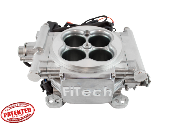 FiTech Fuel Injection - FiTech Fuel Injection 30001 Go EFI 4 600HP Silver Finish Basic Kit