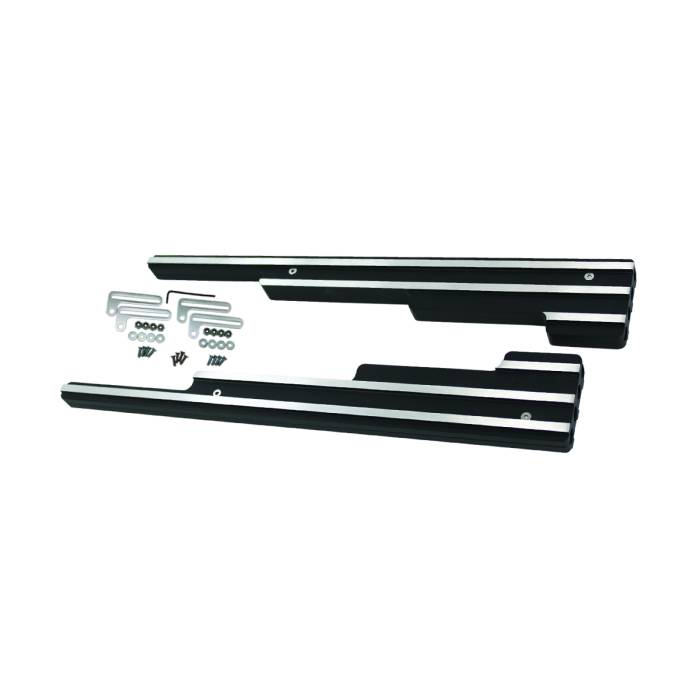 Top Street Performance - TSP-SP8458BK - Black Finned Aluminum Universal Wire Looms
