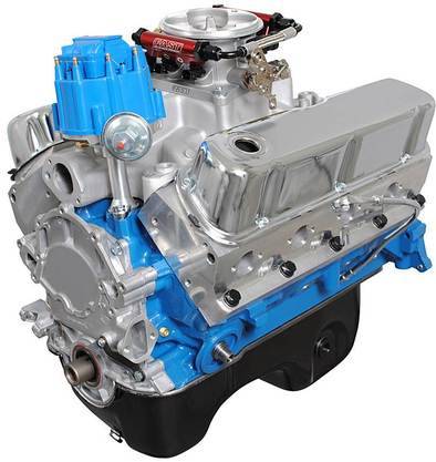 BluePrint Engines - BP3027CTF BluePrint Engines 302CI 370HP Crate Engine Small Block Ford Style, Dressed Longblock with Fuel Injection, Aluminum Heads, Roller Cam