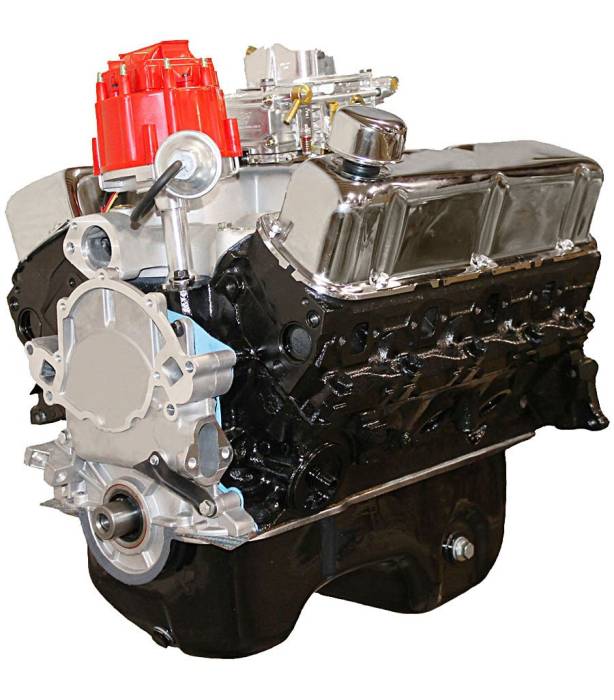 BluePrint Engines - BP3472CTCS BluePrint Engines 347CI 330HP Stroker Crate Engine, Small Block Ford Style, Dressed Longblock with Carburetor, Iron Heads, Flat Tappet Cam