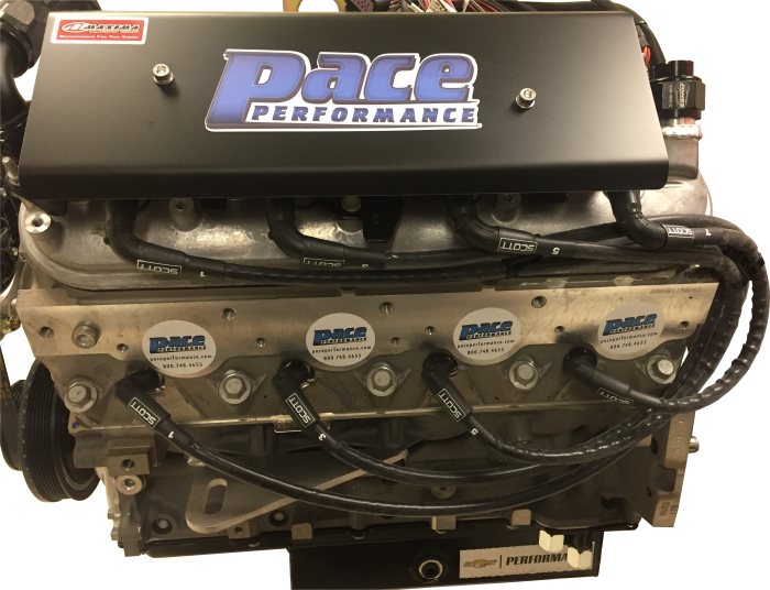 PACE Performance - SPWCH-525LBL - Scotts Performance Long LS Spark Plug Wire Set (Blue)