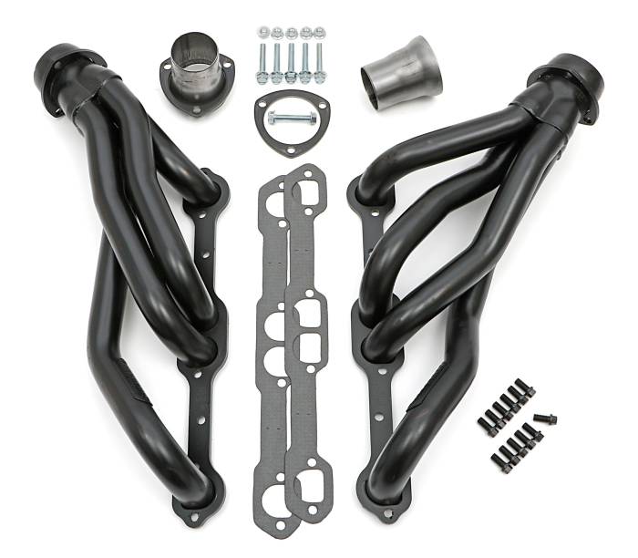 Hedman Hedders - HD68609 - 1-5/8" Mid-Length Headers, Sb Chevy 283-400 With D-Port Heads; Various Camaro, Chevelle, El Camino, Nova, Regal, Cutlass, Grand Prix & Others- Standard-Duty Uncoated