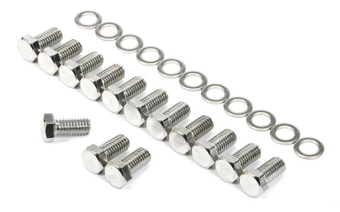 Trans-Dapt Performance  - TD9239 - Differential Cover Bolt Set, Chrome Dana 60 Differential Covers