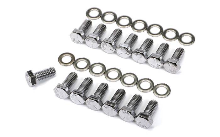 Trans-Dapt Performance  - TD9232 - Differential Cover Bolt Set, Chrome GM 14 Bolt Differential Covers