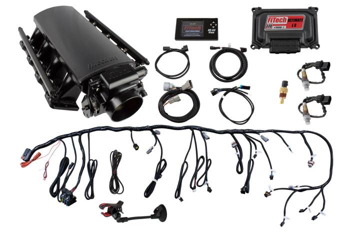 FiTech Fuel Injection - Fitech 70018 Ultimate LS 750 HP EFI System With Short LS7 Port Intake & Transmission Control
