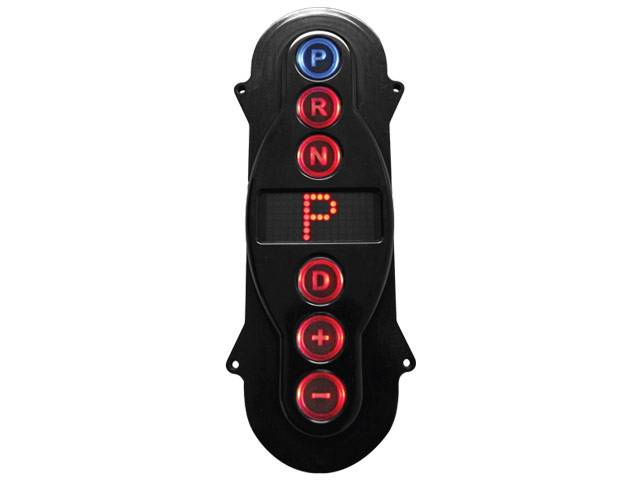 Powertrain Control Solutions - PCSA-GSM2102 - GSM Black Anodized Inline Vertical Push Button Shifter Remote