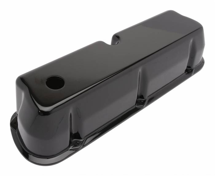 Eddie Motorsports - EMSMS108-60BK - Valve Covers Sbford Tall Smooth Black