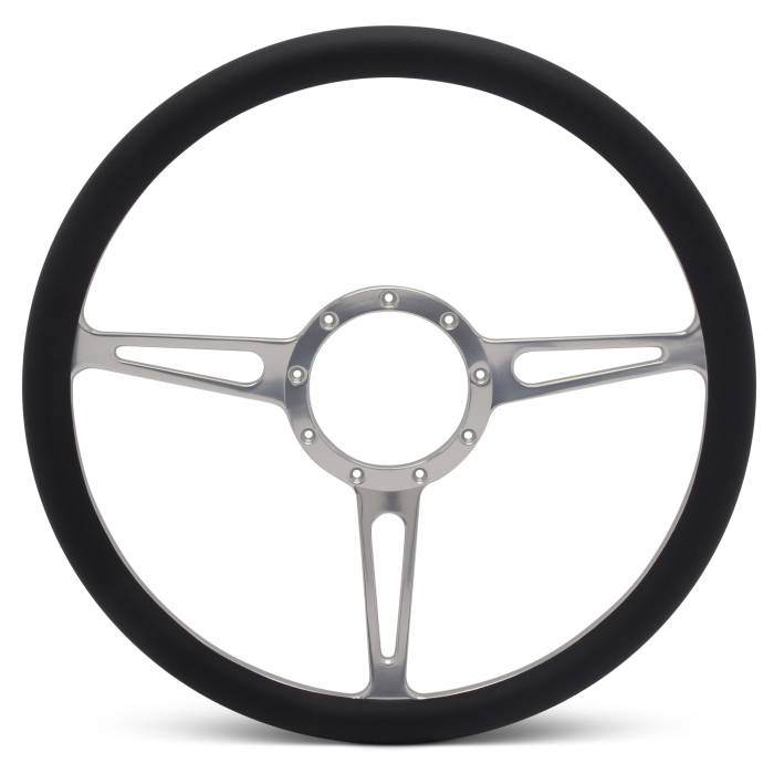 Eddie Motorsports - EMSMS140-35CA - Steering Wheel Classic 15"Clano/Blk Grip