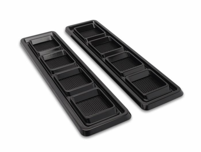 Eddie Motorsports - EMSMS275-20BA - Hood Vents Ss 68-69 Camaro Black Ano