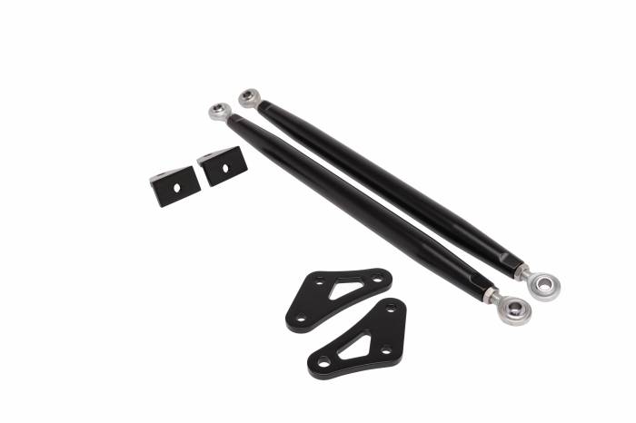 Eddie Motorsports - EMSMS275-24MB - Fender Braces Adjust 70-81 Camaro Matblk