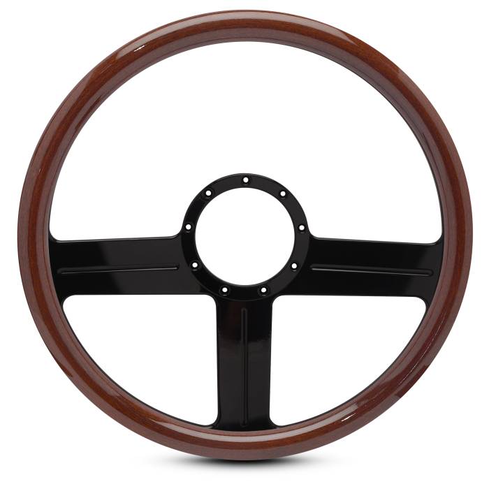 Eddie Motorsports - EMSMS140-39WBK - Steering Wheel G3 15"Black/Wood Grip