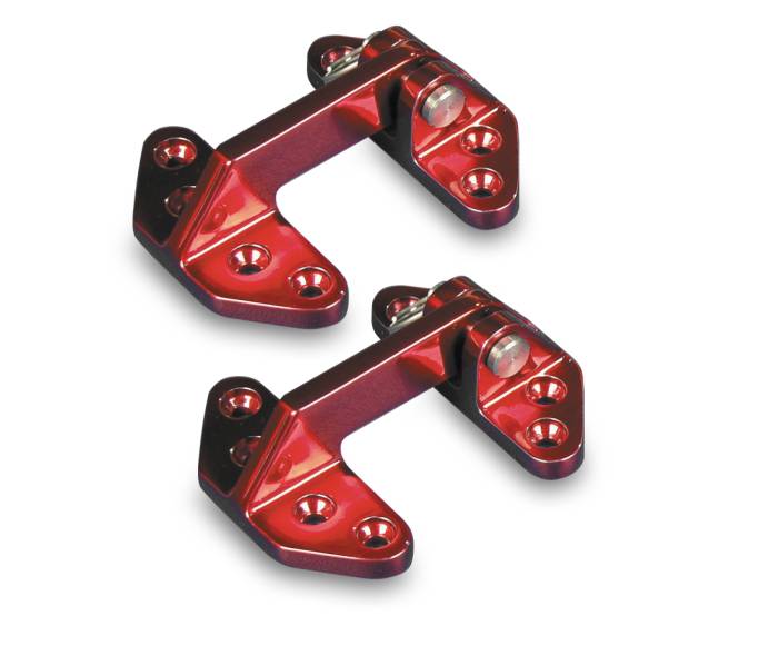 Eddie Motorsports - EMSMS149-01R - Hinges-Ss Long Reach(Pr)Red