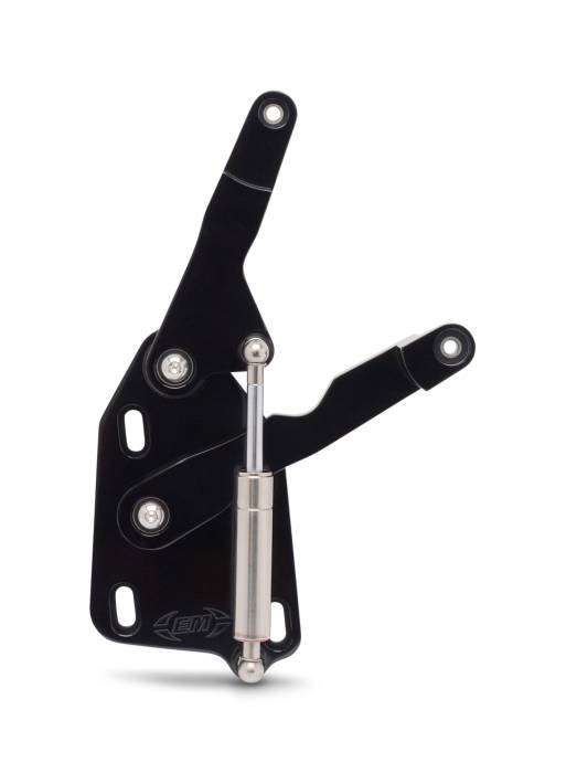 Eddie Motorsports - EMSMS149-90BK - Hood Hinges 53-56 Ford F100 Truck Black