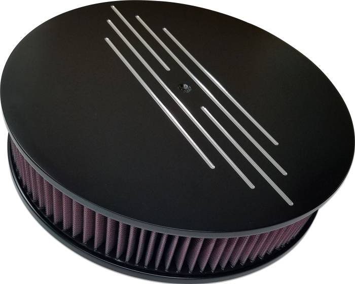 Eddie Motorsports - EMSMS215-66HL - Air Cleaner 14" Round Highlight