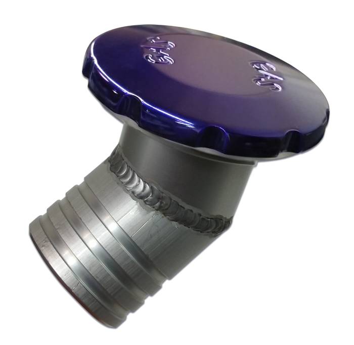 Eddie Motorsports - EMSMS265-43PR - Gas Fill Flush 2"Angle Purple