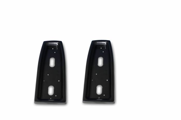 Eddie Motorsports - EMSMS275-48MB - Taillight Bezels(Pr)66-67 Nova Matte Blk