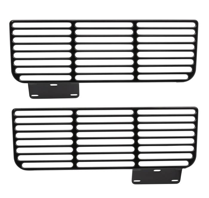 Eddie Motorsports - EMSMS275-53BA - Valance Vents(Pr)67-68 Camaro Black Ano