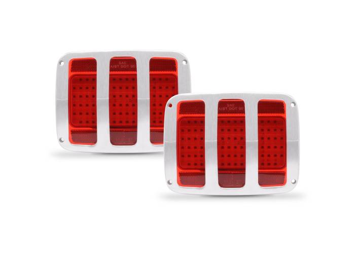 Eddie Motorsports - EMSMS275-81KM - Taillight&Bezl Kit 64-66 Mustang Satin