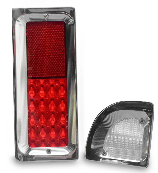 Eddie Motorsports - EMSMS275-85CL - Taillight Assembly(Pr)67-72 C-10 Clrcoat