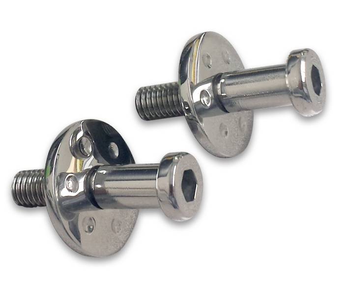 Eddie Motorsports - EMSMS277-21P - Door Striker Bolts(Pr)Accent Polish