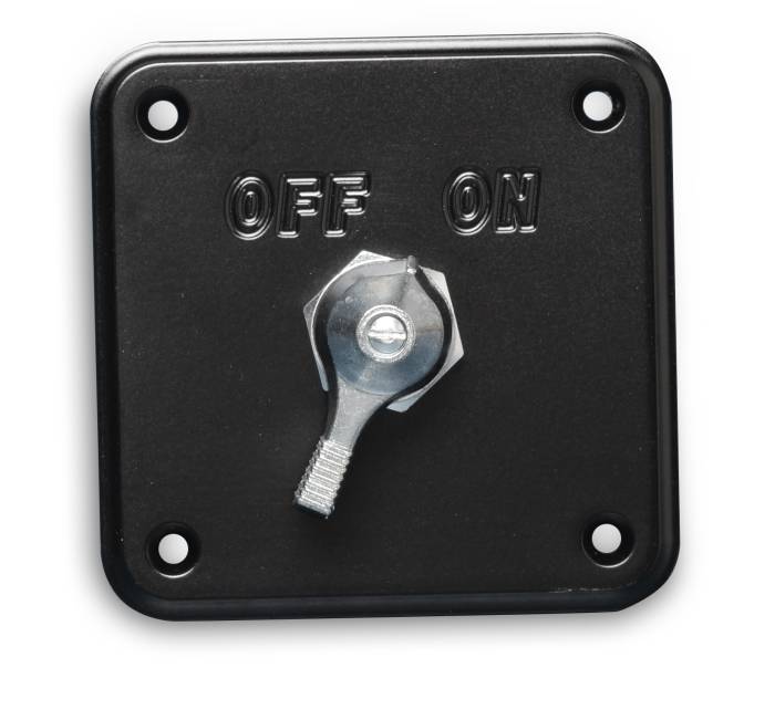 Eddie Motorsports - EMSMS374-05BA - Battery Disconnect Switch&Panel Blackano