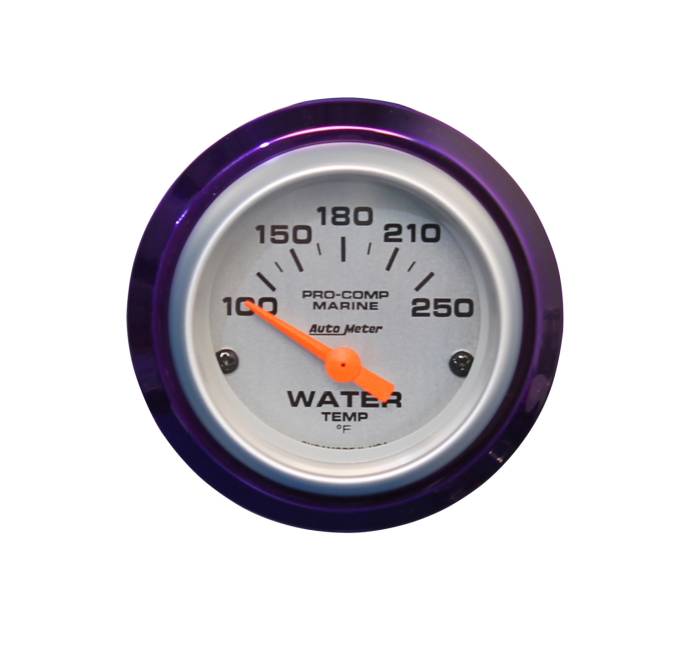 Eddie Motorsports - EMSMSFLT-258PR - Bezel-Flat 2-5/8" Purple