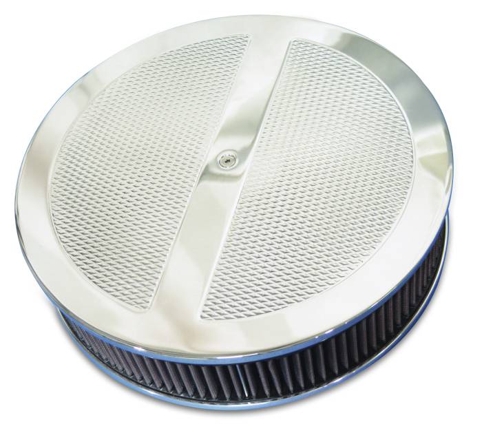 Eddie Motorsports - EMSMS215-69P - Air Cleaner 14" Round Diamond Polished