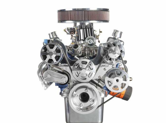 Eddie Motorsports - EMSMS107-63RP - SMALL BLOCK FORD S-DRIVE 6 RIB PS FOR REMOTE RESERVOIR & AC