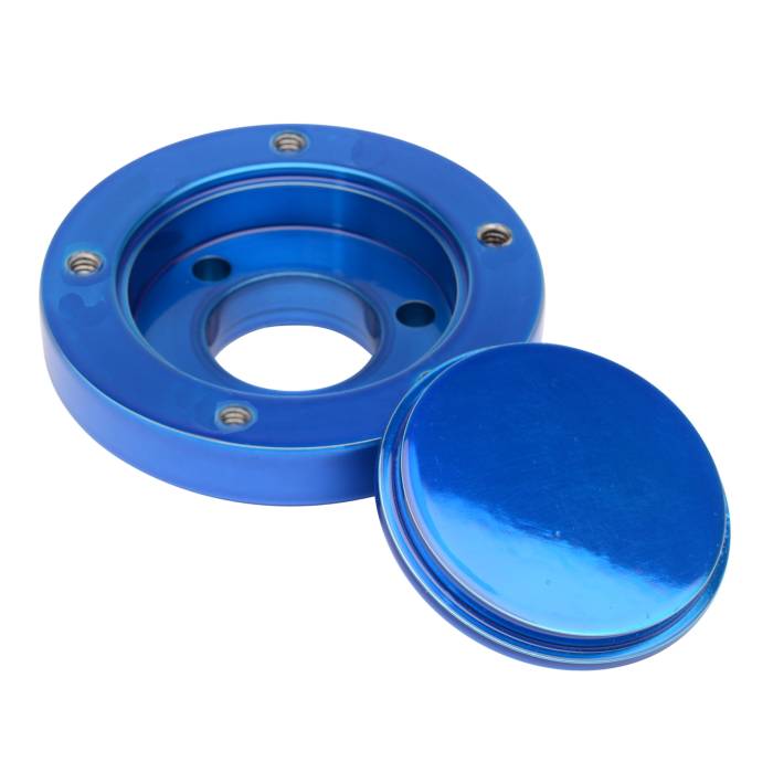 Eddie Motorsports - EMSMS141-11B - Steerng Cap&Hub Boat-Grant(5Blt)Blue