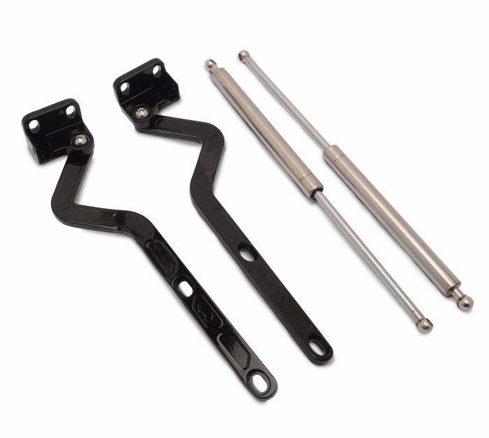 Eddie Motorsports - EMSMS149-28BA - Hood Hinges 81-87 Chevy Truck Blk Ano