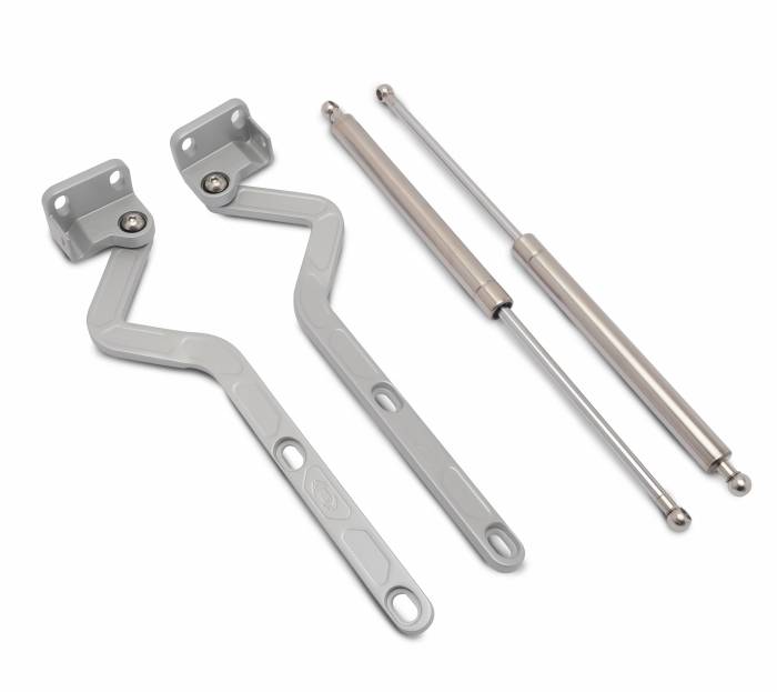 Eddie Motorsports - EMSMS149-28CA - Hood Hinges 81-87 Chevy Truck Clear Ano