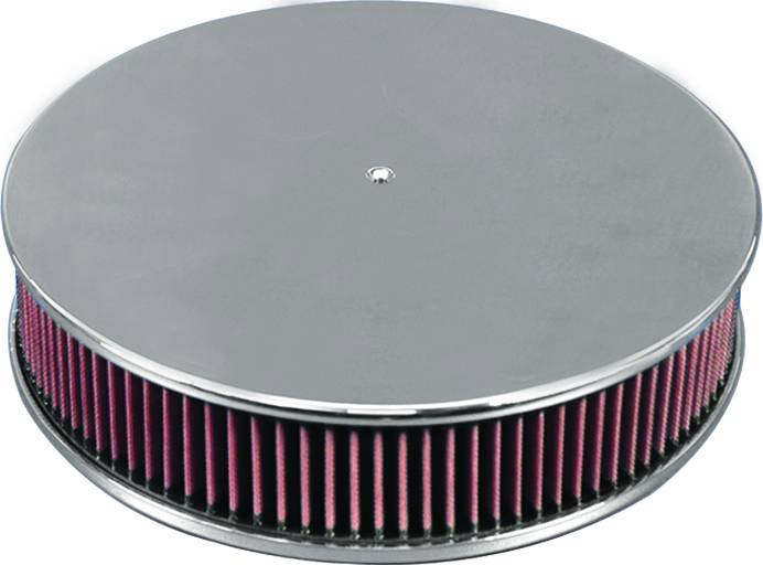 Eddie Motorsports - EMSMS215-65P - Air Cleaner 14" Round Smooth Polished