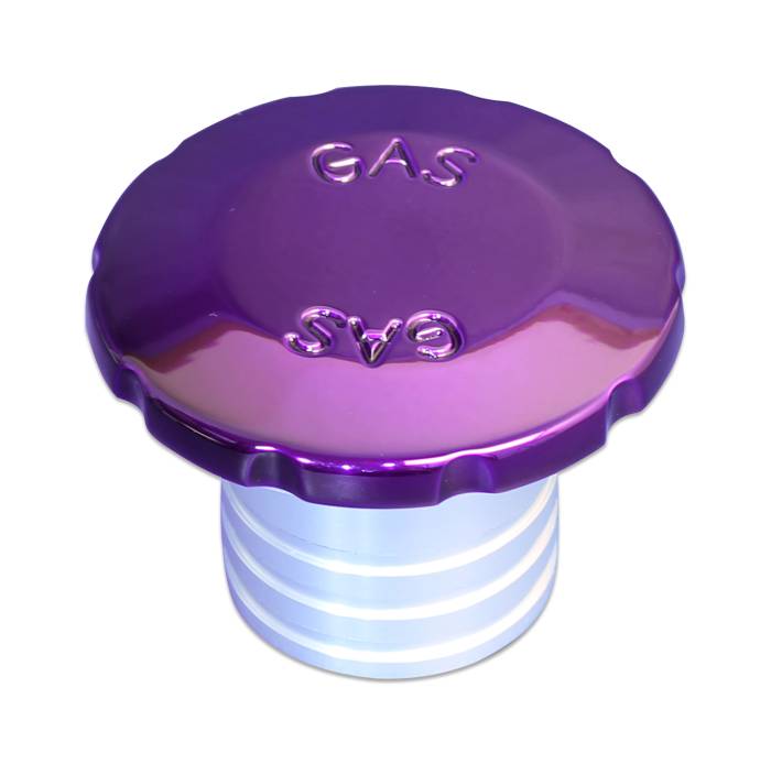 Eddie Motorsports - EMSMS265-16PR - Gas Fill Flush 1-1/2"Non-Vent Purple