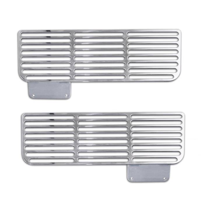 Eddie Motorsports - EMSMS275-53CL - Valance Vents(Pr)67-68 Camaro Clear Coat