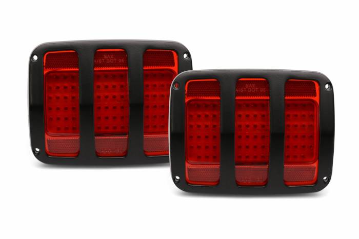 Eddie Motorsports - EMSMS275-81KMB - Taillight&Bezl Kit 64-66 Mustang Mat Blk