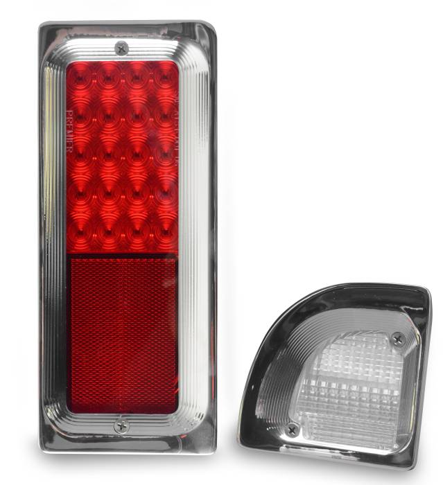 Eddie Motorsports - EMSMS275-85P - Taillight Assembly(Pr)67-72 C-10 Polish