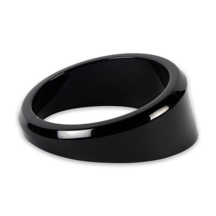 Eddie Motorsports - EMSMSANG-338BA - Bezel-Angled 3-3/8" Black Ano