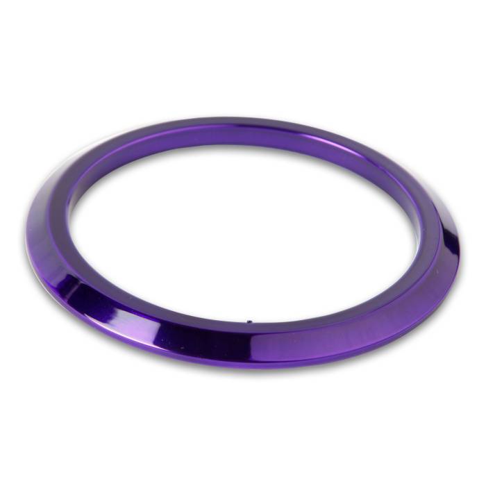 Eddie Motorsports - EMSMSFLT-338PR - Bezel-Flat 3-3/8" Purple